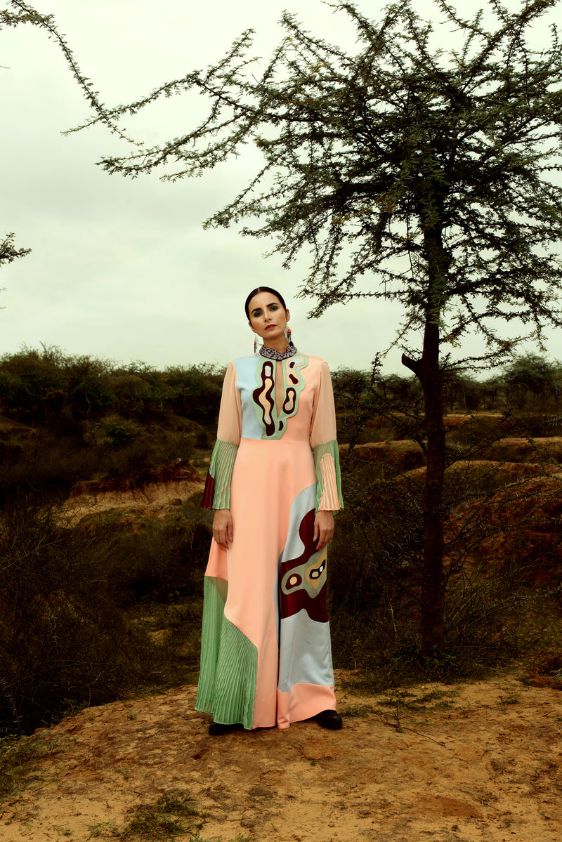 VALLEY OF BLUSH GOWN - siddhantagrawal