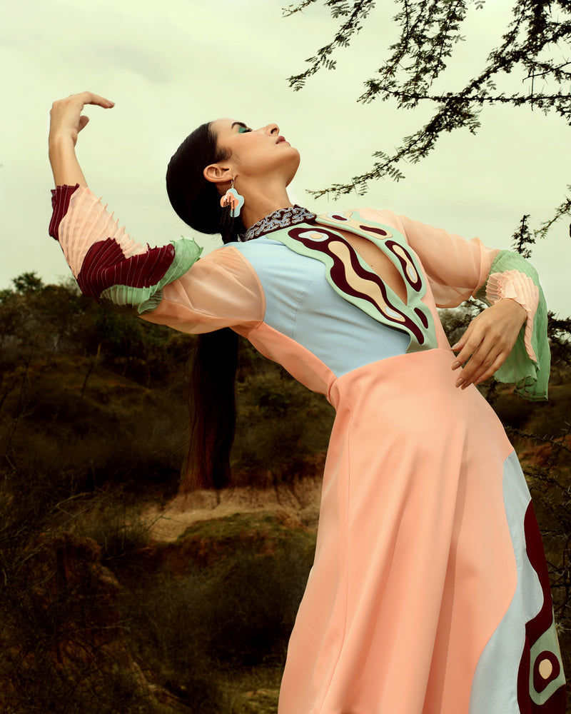 VALLEY OF BLUSH GOWN - siddhantagrawal