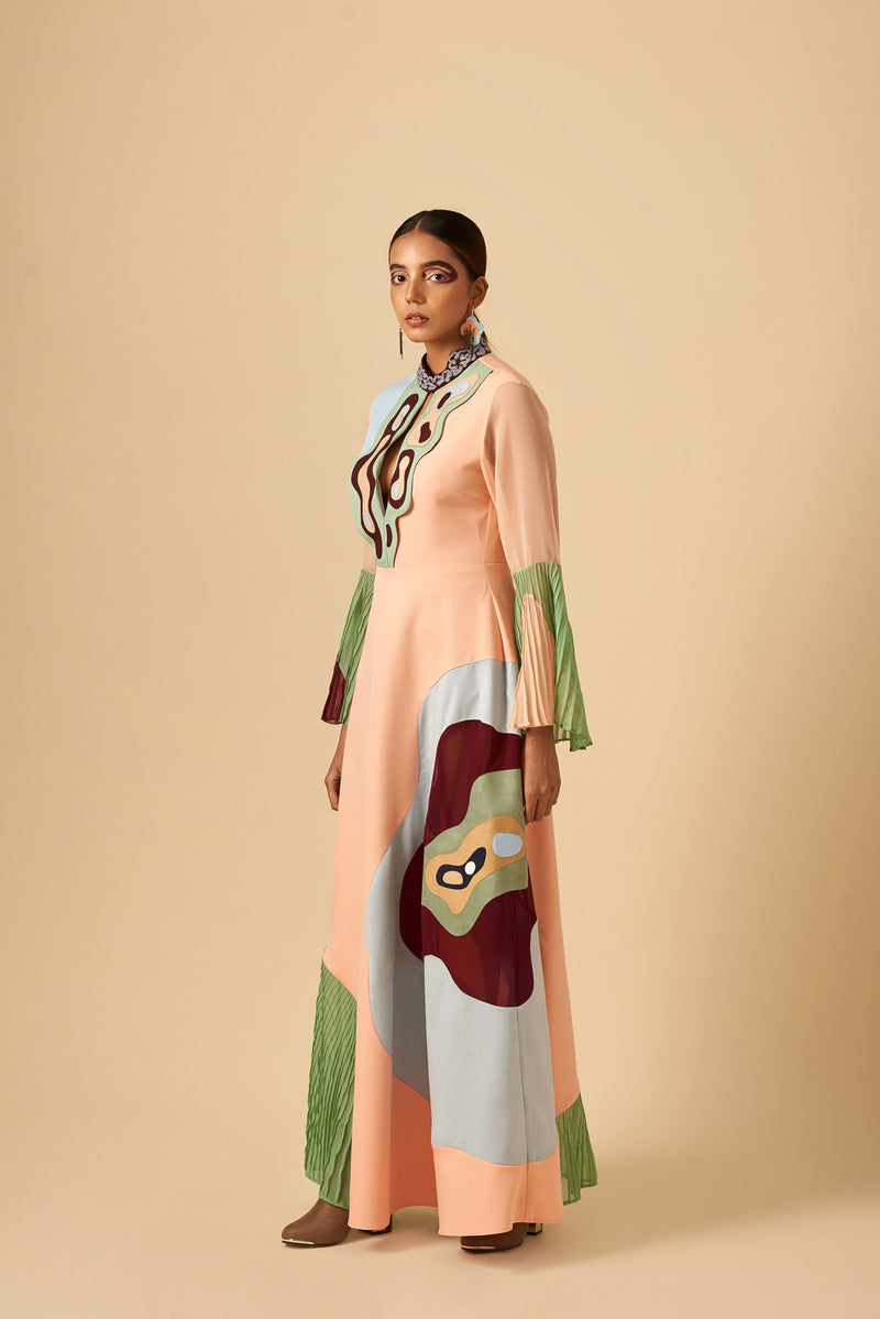 VALLEY OF BLUSH GOWN - siddhantagrawal