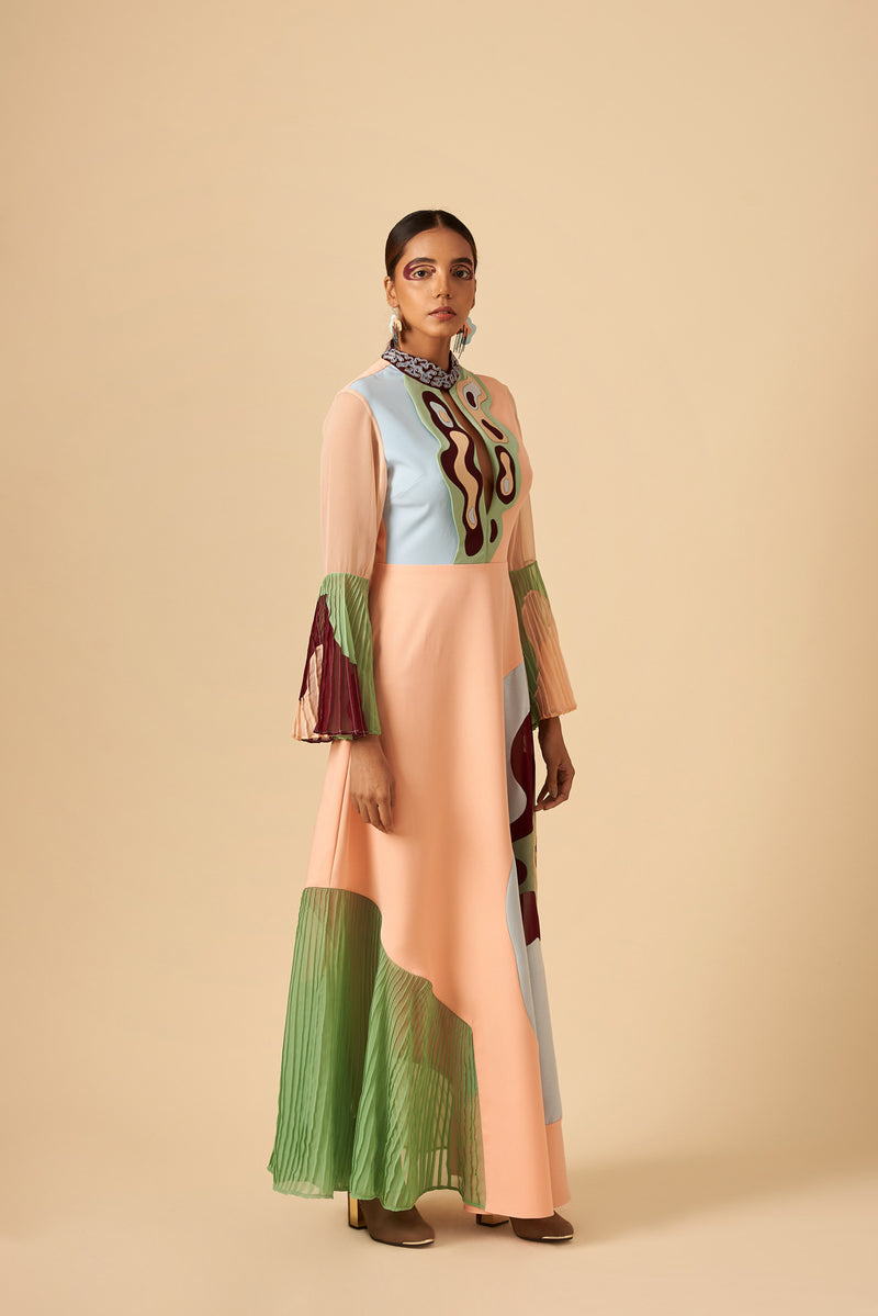 VALLEY OF BLUSH GOWN - siddhantagrawal