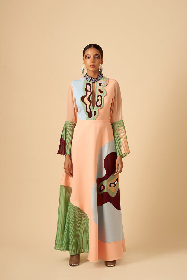 VALLEY OF BLUSH GOWN - siddhantagrawal