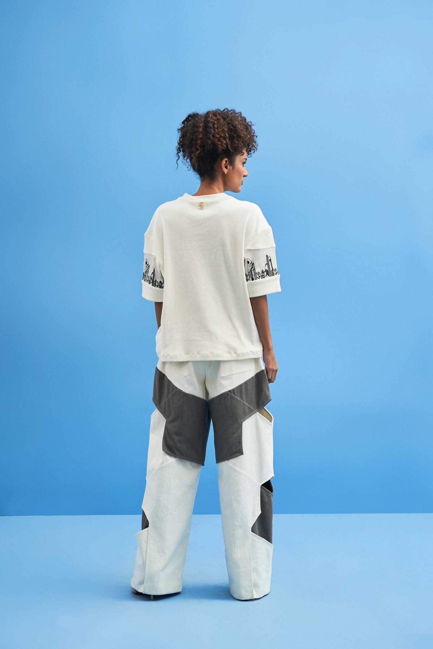 Off-White Coastline Embroidered T-Shirt - siddhantagrawal