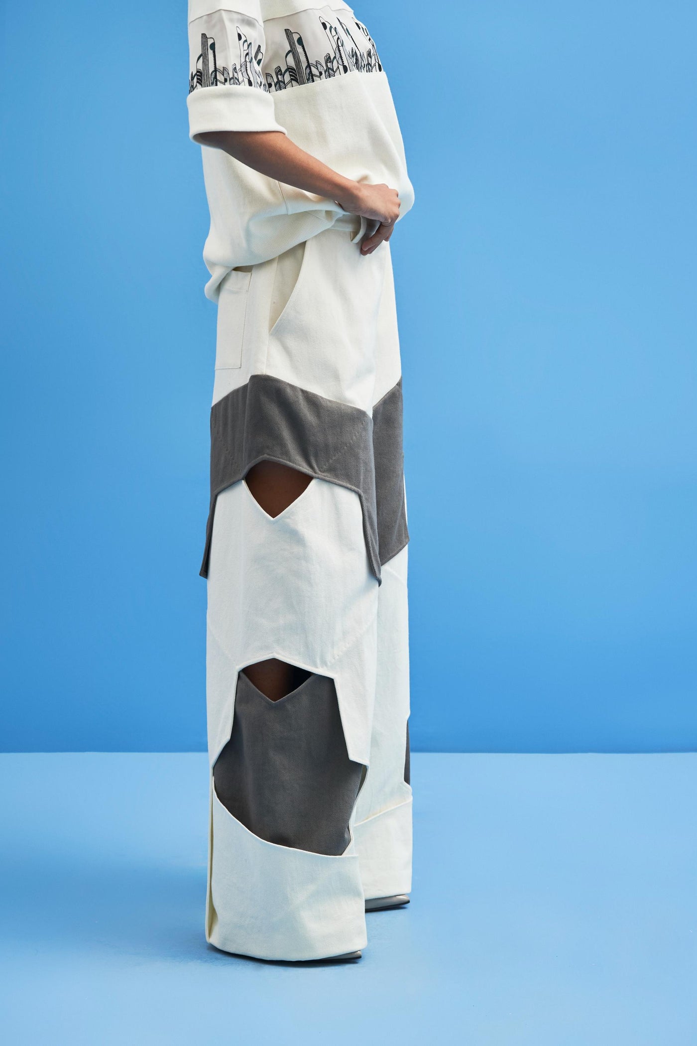 Structured Layered Trousers - siddhantagrawal