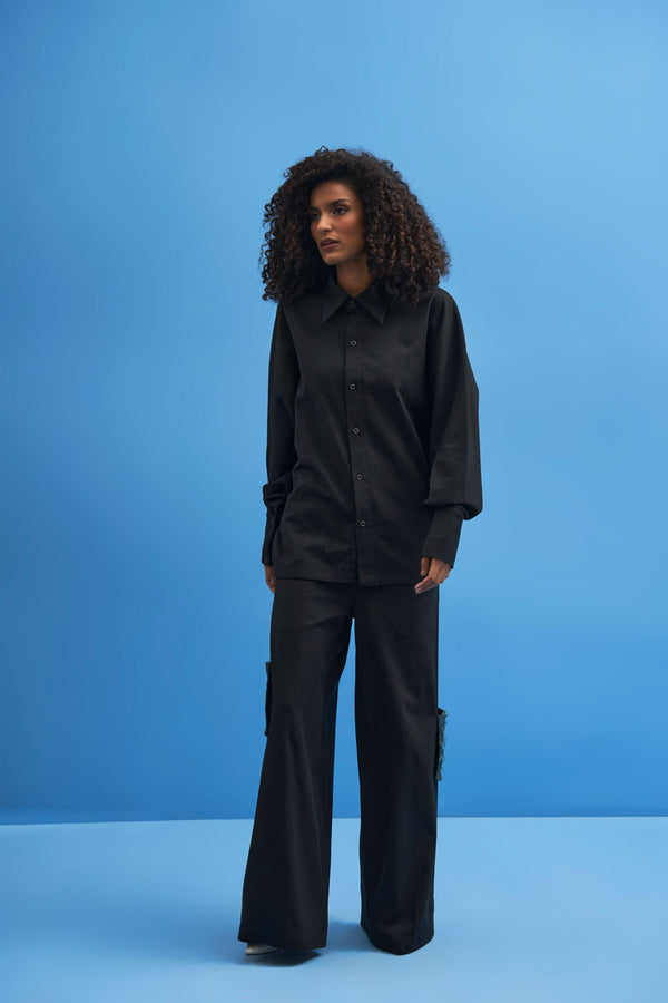 Black Batwing Shirt - siddhantagrawal