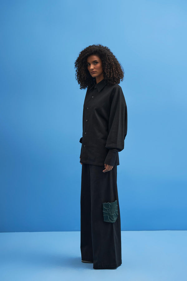Black Batwing Shirt - siddhantagrawal