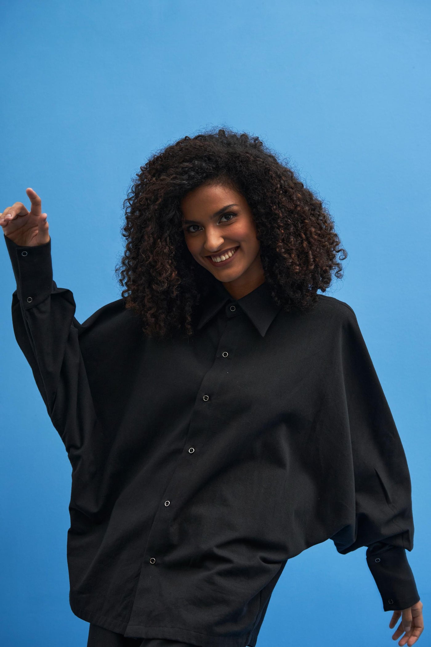 Black Batwing Shirt - siddhantagrawal