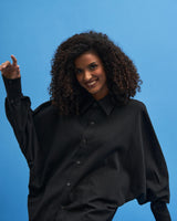 Black Batwing Shirt - siddhantagrawal
