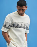 Off-White Coastline Embroidered T-Shirt - siddhantagrawal
