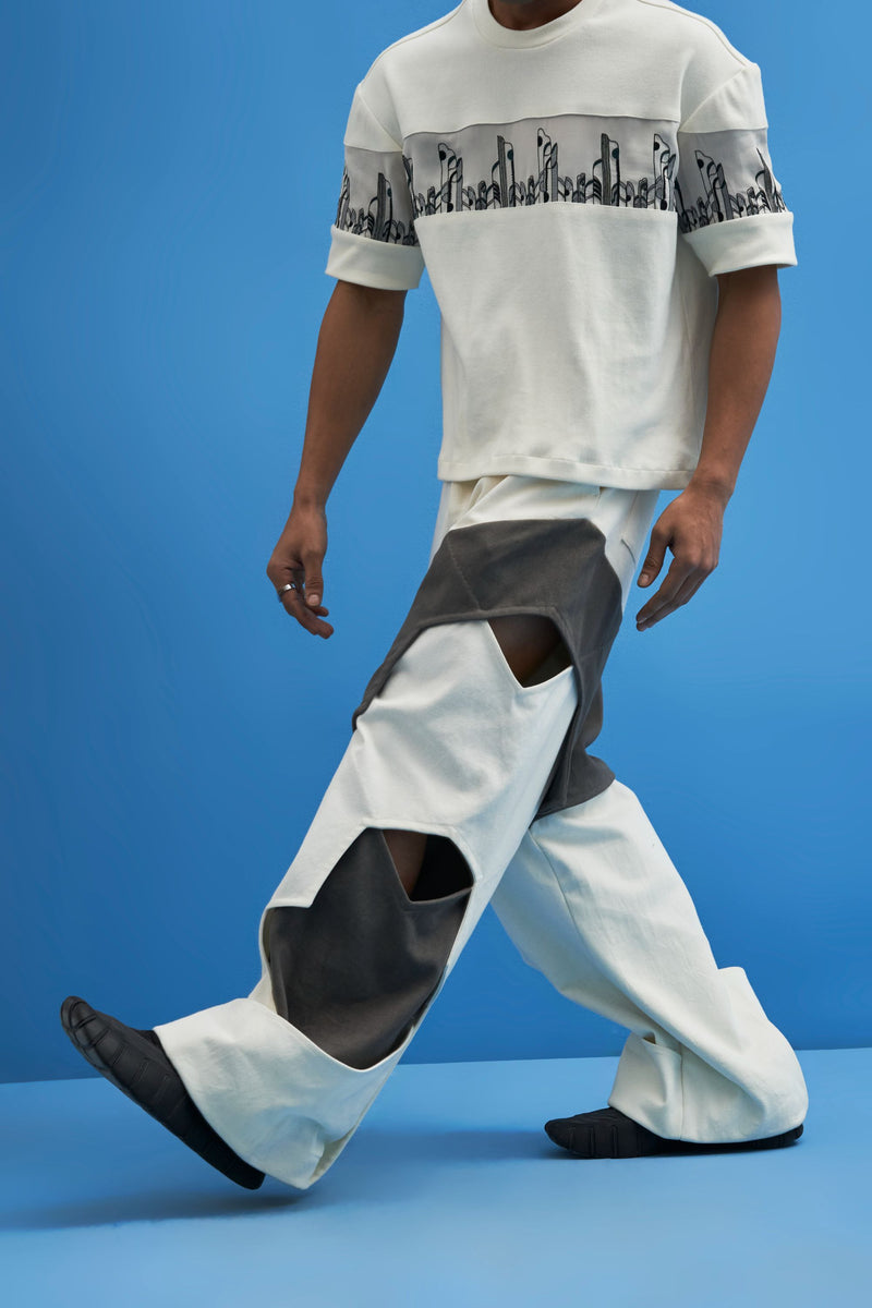 Structured Layered Trousers - siddhantagrawal