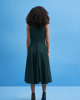 Green Crane Lace Dress