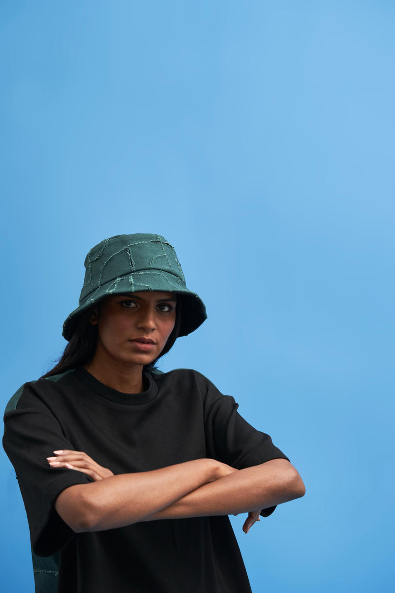 Shoji Patch Work Bucket Hat