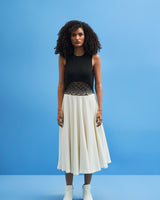 Ombre Crane Lace Dress - siddhantagrawal