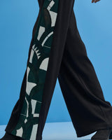Black Lunette Embroidered Jumpsuit - siddhantagrawal