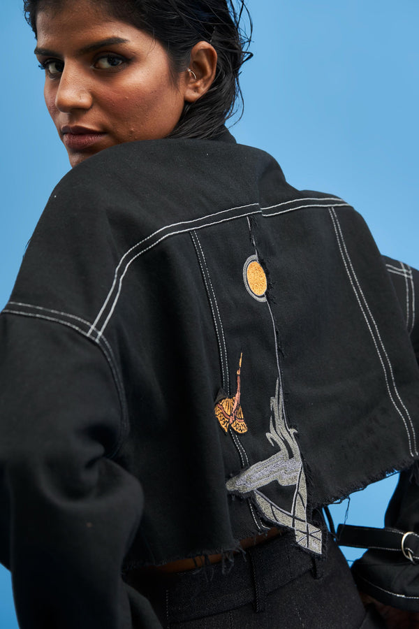 Sutairu Cropped Jacket - Image 4