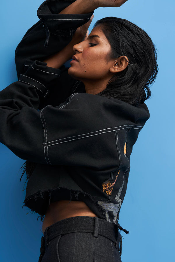 Sutairu Cropped Jacket - Image 5