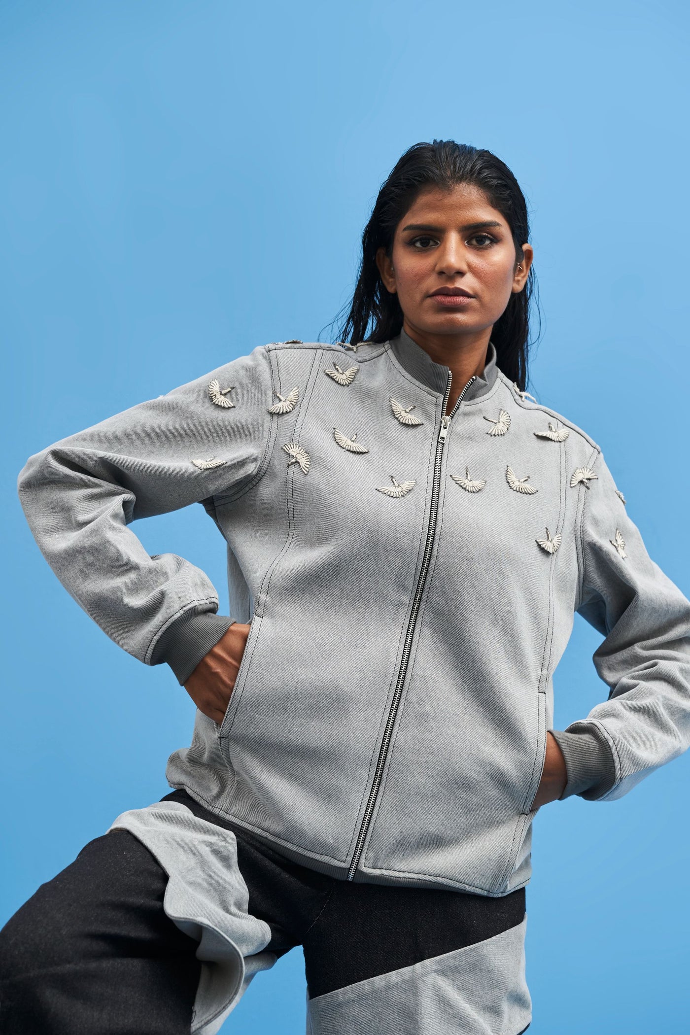 Crane Bomber Jacket