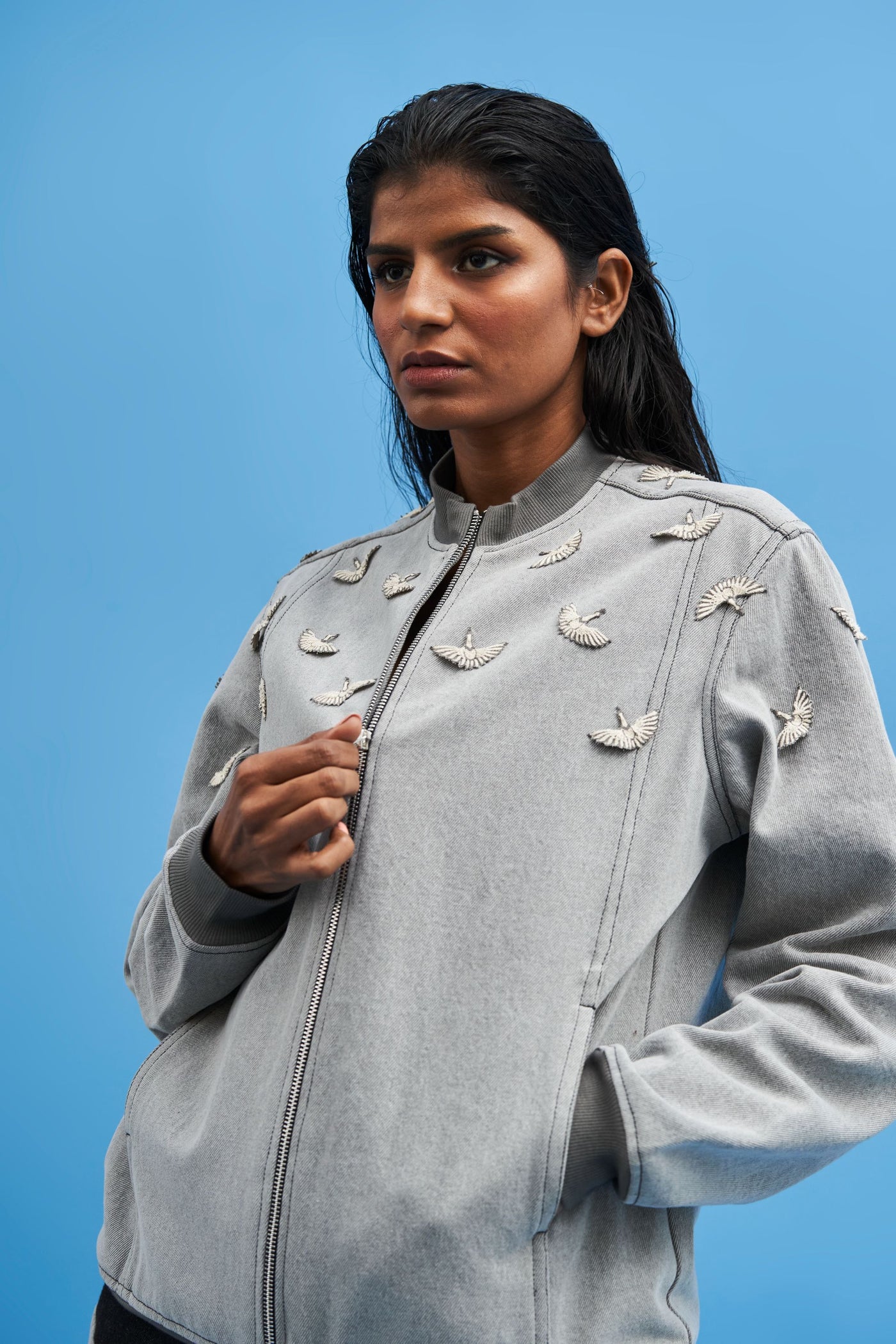 Crane Bomber Jacket