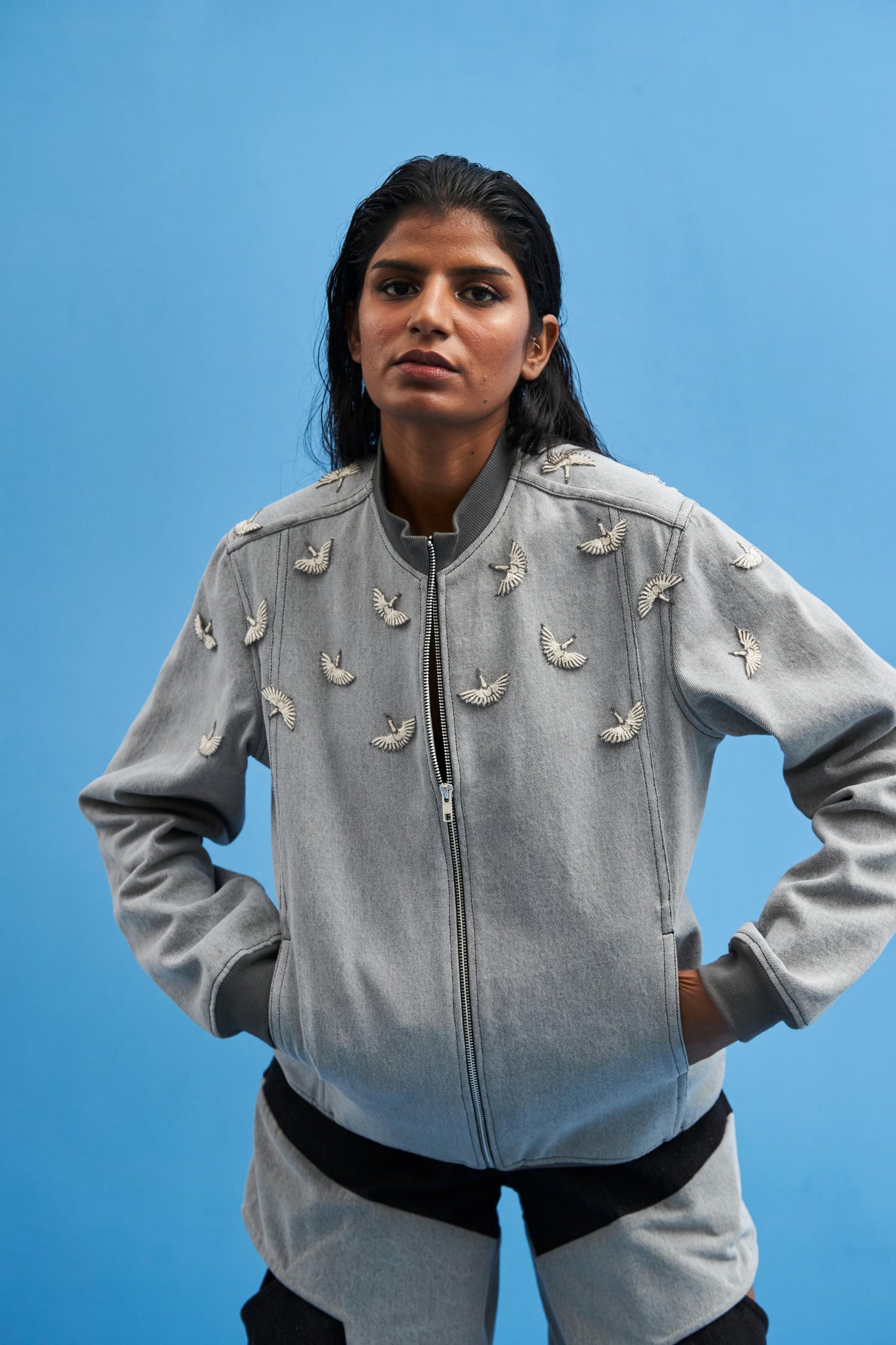 Crane Bomber Jacket