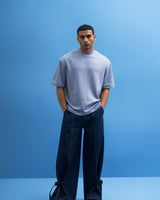 Denim Tie-Up Trousers - siddhantagrawal