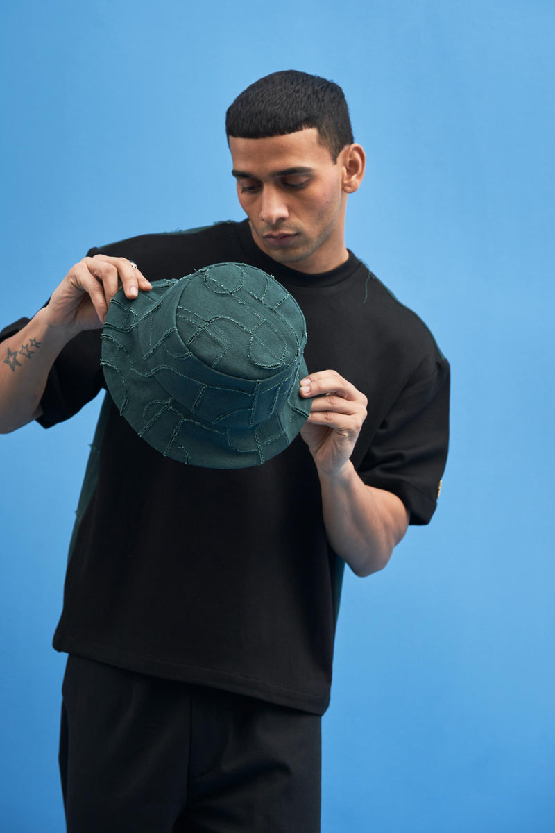 Shoji Patch Work Bucket Hat