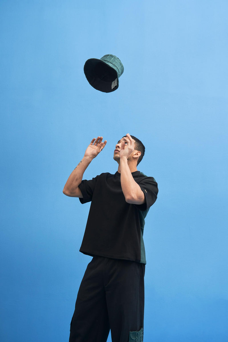 Shoji Patch Work Bucket Hat