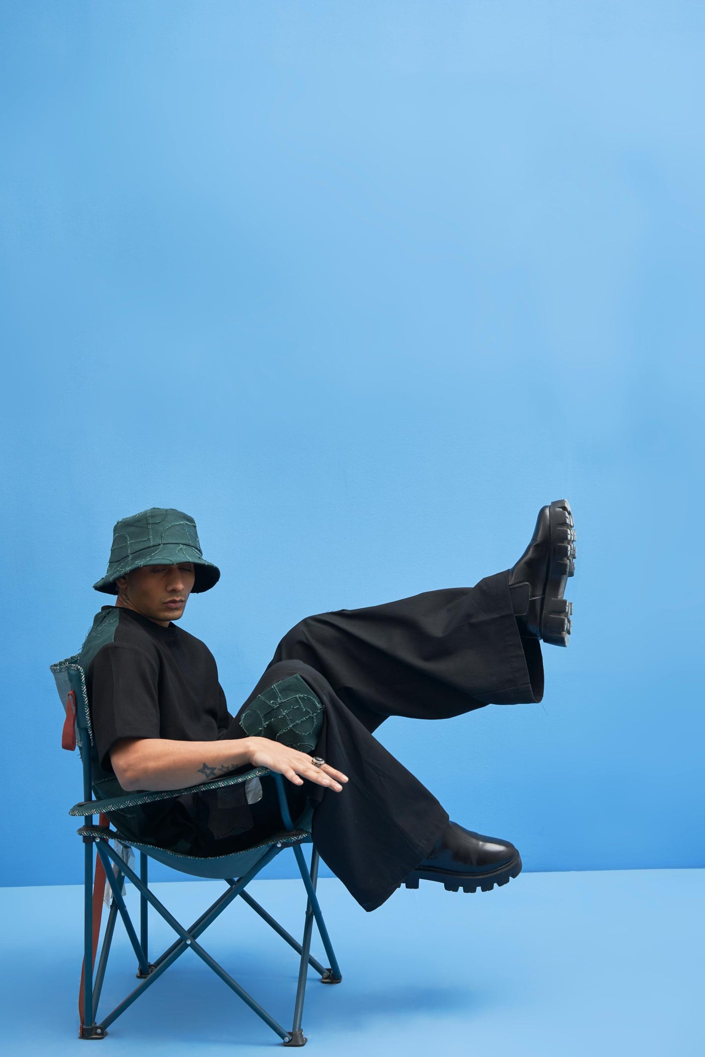 Shoji Patch Work Bucket Hat