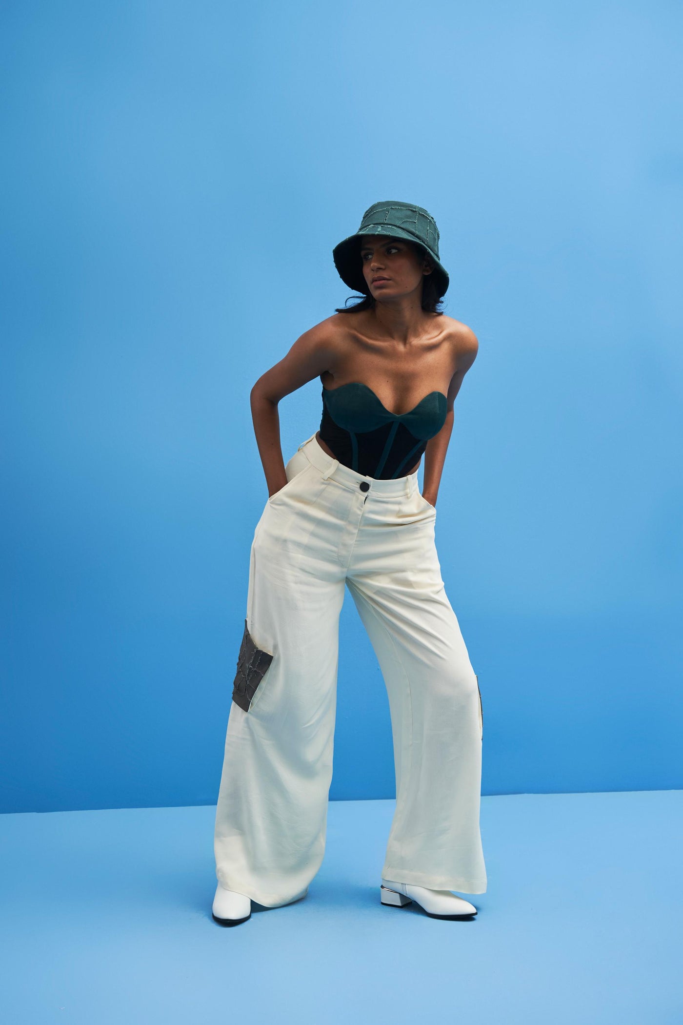Off-White Shoji Patchwork Trousers - siddhantagrawal