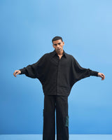 Black Batwing Shirt - siddhantagrawal