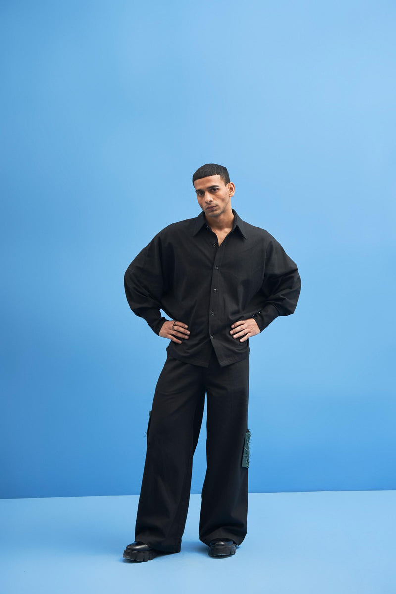 Black Batwing Shirt - siddhantagrawal