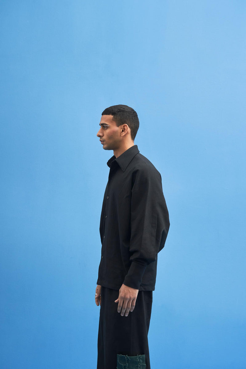 Black Batwing Shirt - siddhantagrawal