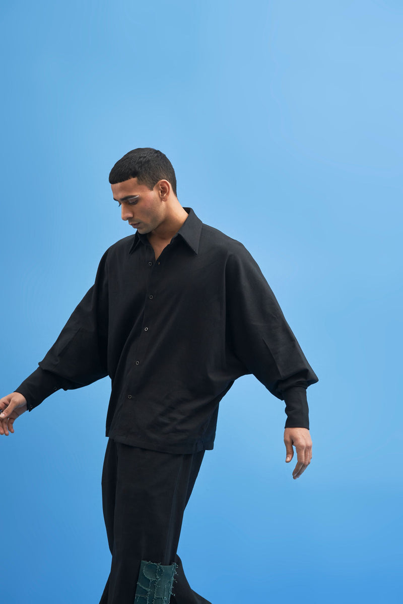 Black Batwing Shirt - siddhantagrawal